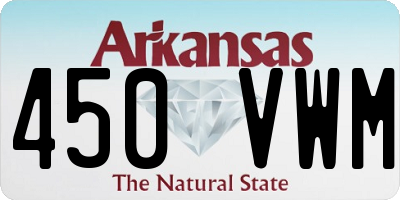 AR license plate 450VWM