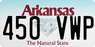 AR license plate 450VWP