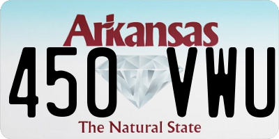 AR license plate 450VWU