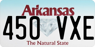 AR license plate 450VXE