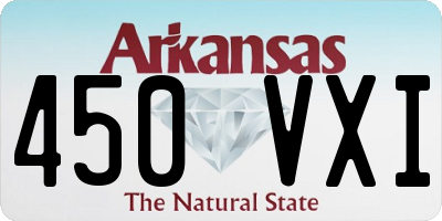 AR license plate 450VXI