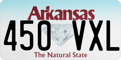 AR license plate 450VXL