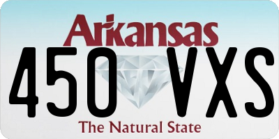 AR license plate 450VXS