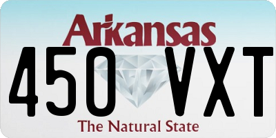 AR license plate 450VXT
