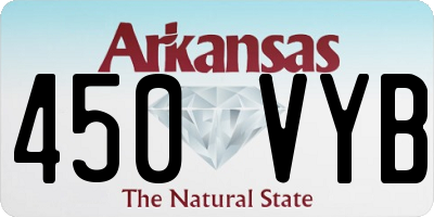 AR license plate 450VYB
