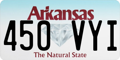AR license plate 450VYI