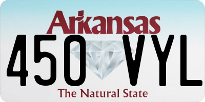 AR license plate 450VYL