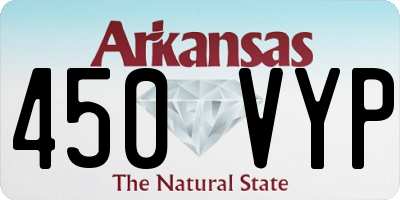AR license plate 450VYP
