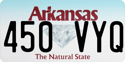 AR license plate 450VYQ