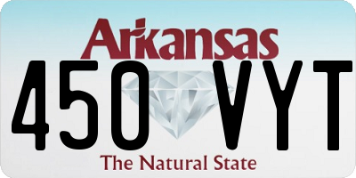 AR license plate 450VYT