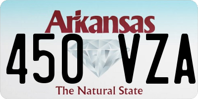 AR license plate 450VZA