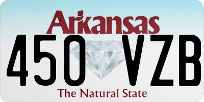 AR license plate 450VZB
