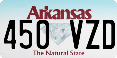 AR license plate 450VZD