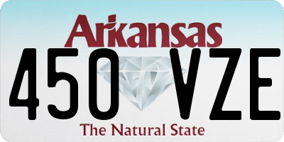 AR license plate 450VZE
