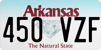 AR license plate 450VZF