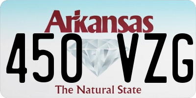 AR license plate 450VZG