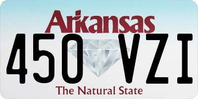 AR license plate 450VZI