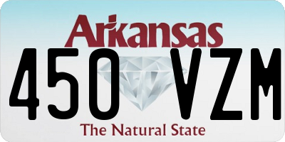 AR license plate 450VZM