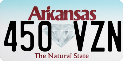 AR license plate 450VZN