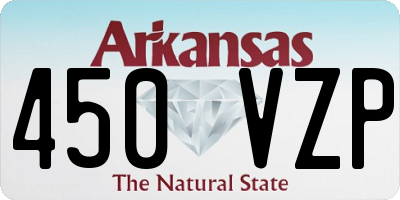 AR license plate 450VZP