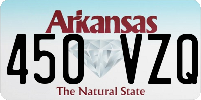 AR license plate 450VZQ