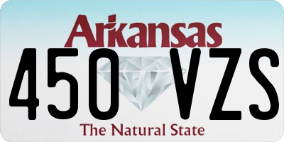 AR license plate 450VZS