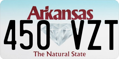 AR license plate 450VZT