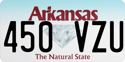 AR license plate 450VZU