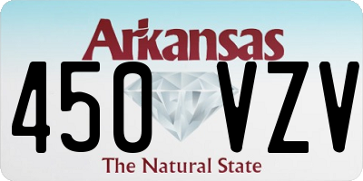 AR license plate 450VZV