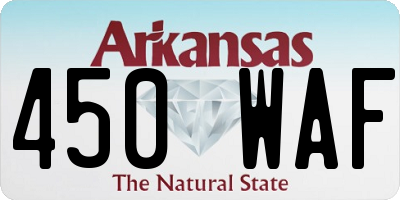 AR license plate 450WAF