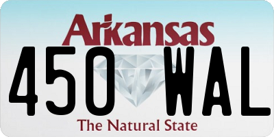 AR license plate 450WAL