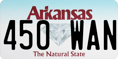 AR license plate 450WAN