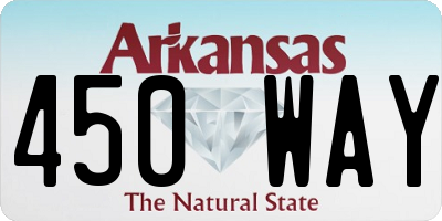 AR license plate 450WAY