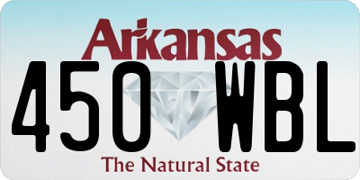 AR license plate 450WBL