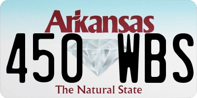 AR license plate 450WBS