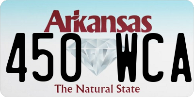 AR license plate 450WCA
