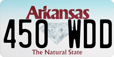 AR license plate 450WDD