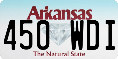 AR license plate 450WDI