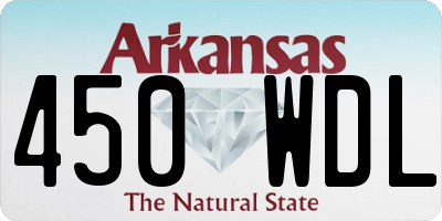AR license plate 450WDL