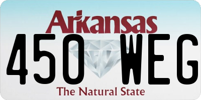 AR license plate 450WEG