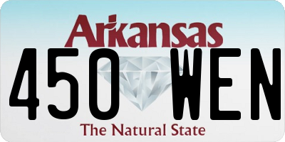 AR license plate 450WEN