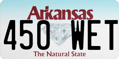 AR license plate 450WET