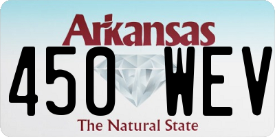 AR license plate 450WEV