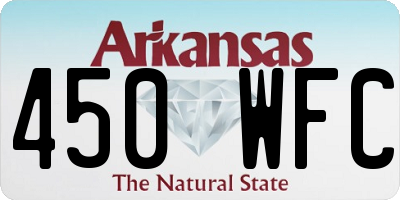 AR license plate 450WFC