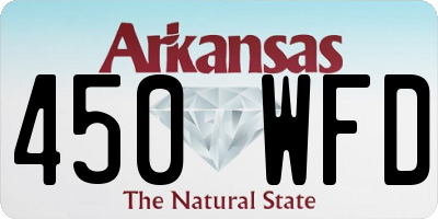 AR license plate 450WFD