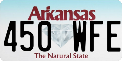 AR license plate 450WFE