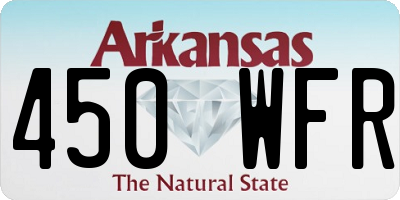 AR license plate 450WFR