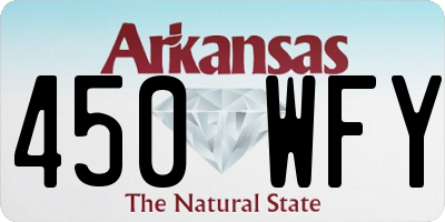 AR license plate 450WFY