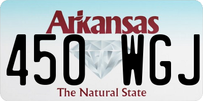 AR license plate 450WGJ