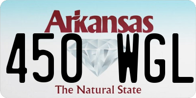AR license plate 450WGL